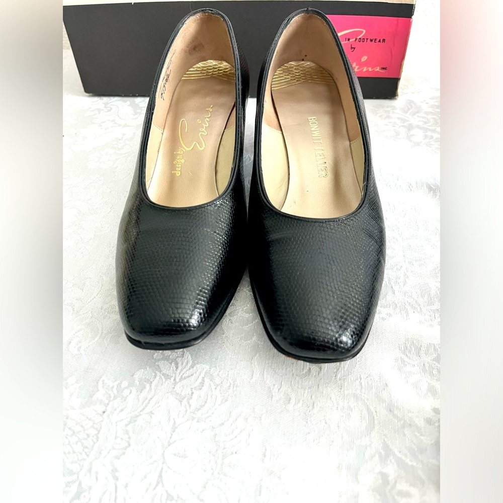 EUCVintage Bonwit design by Evins black shoes size 5.5